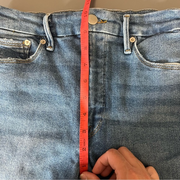 NWT Good American x ZARA Distressed High Rise Skinny Jeans - Picture 11 of 12